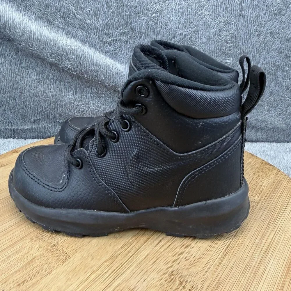 Nike Manoa LTR Shoes Boys Size 11C Black Winter Boots Toddler BQ5373-001